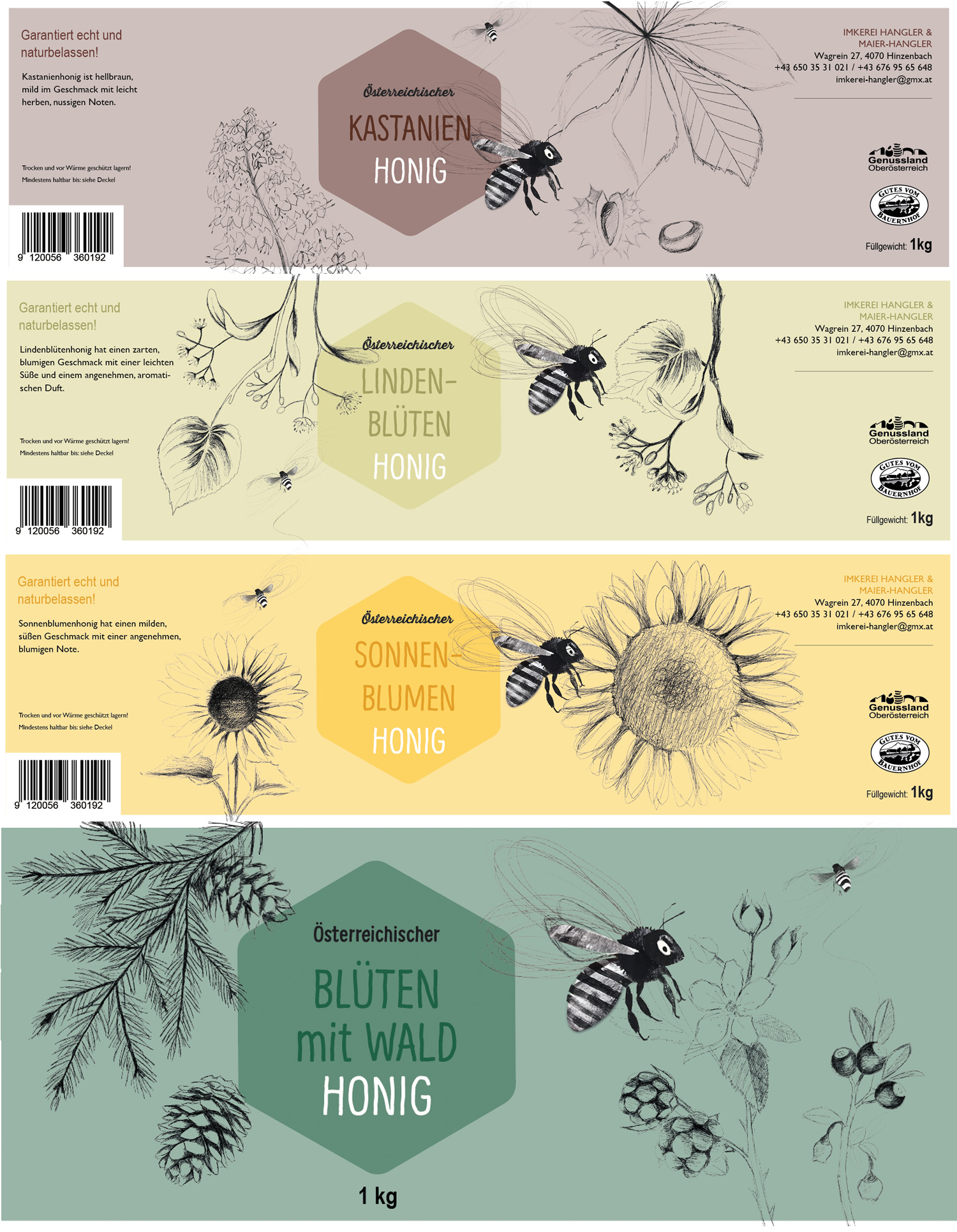 Honigetiketten